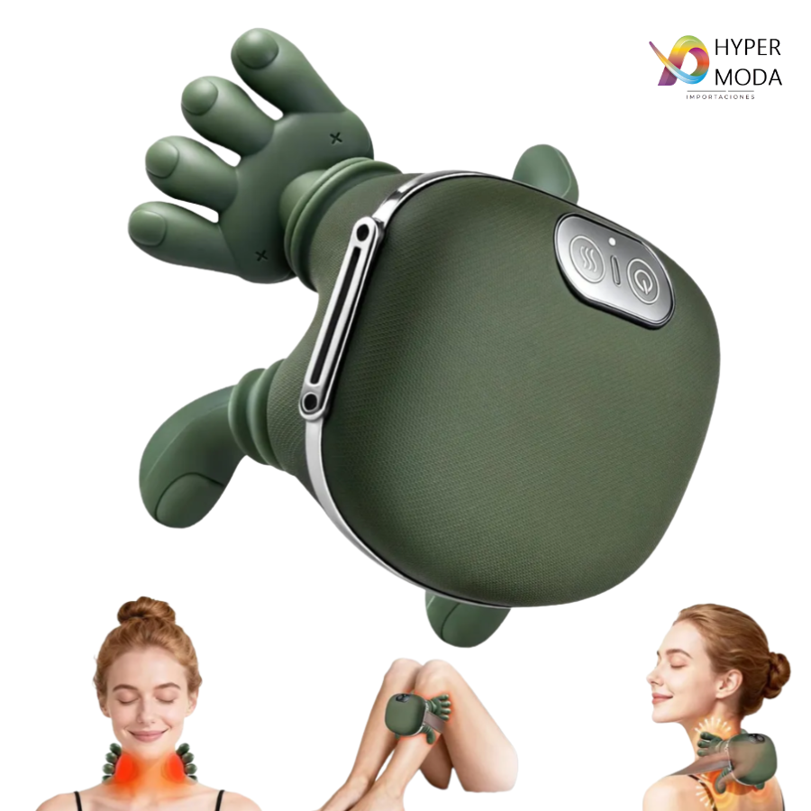 Masajeador Eléctrico Con Dedos Portátil